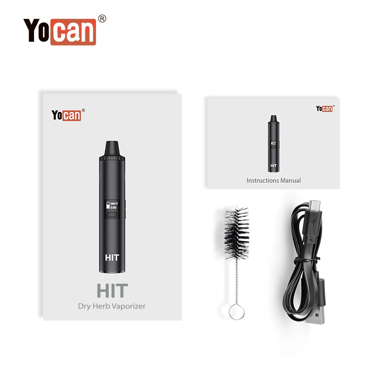 Dry Herb Vaping Accessories - Yocan Kit Vapor Herbal kering, pena