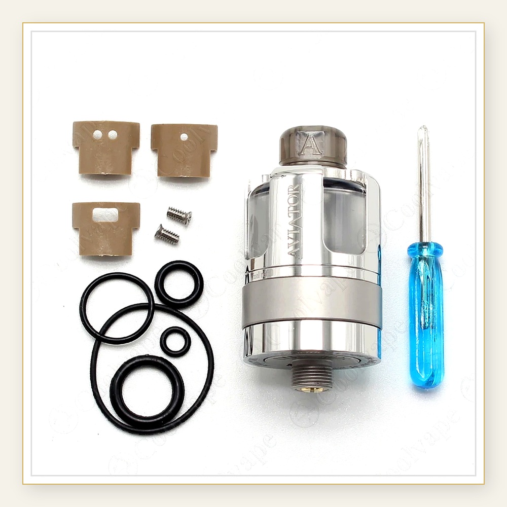 Vaping Air - Wolfcoolvape Aviator 22mm RTA Atomizer 3,5ml