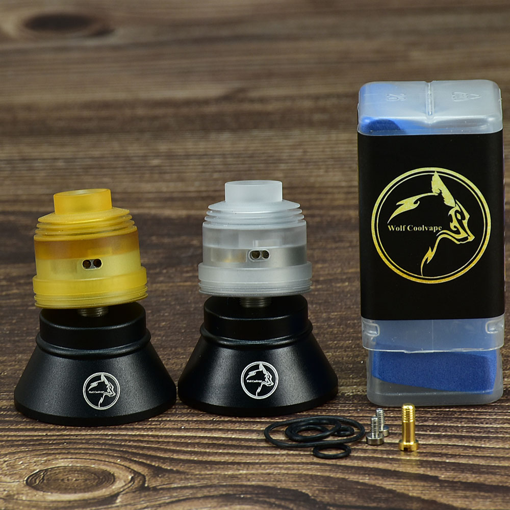 Rda Atomizer Deck - Atomizer RDA Wolfcoolvape Hussar V2 Single