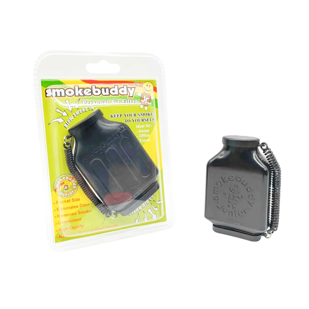 Dry Herb Vaping Accessories - Filter Udara Pribadi Smokebuddy Jr Black,