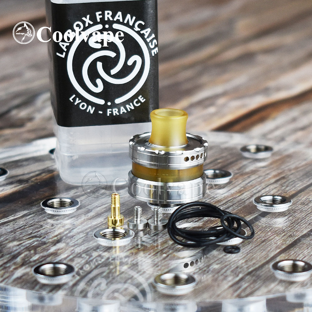 Wolfcoolvape Vape Le Dripper R - Rda Atomizer Deck ulasan dan harga