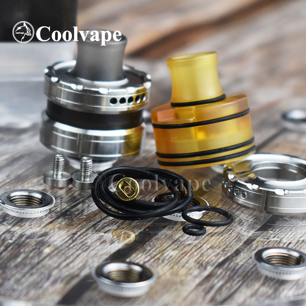 Wolfcoolvape Vape Le Dripper R - Rda Atomizer Deck ulasan dan harga
