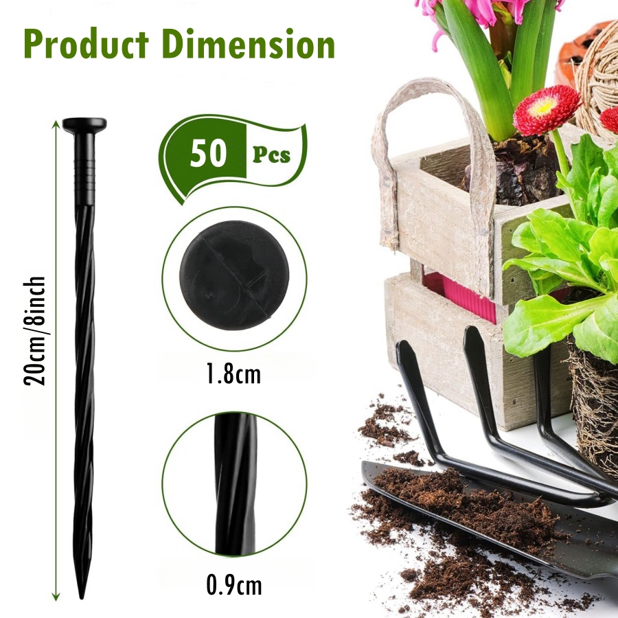 10 Buah Pasak Tanah Plastik un - Dry Herb Vaping Accessories ulasan dan harga