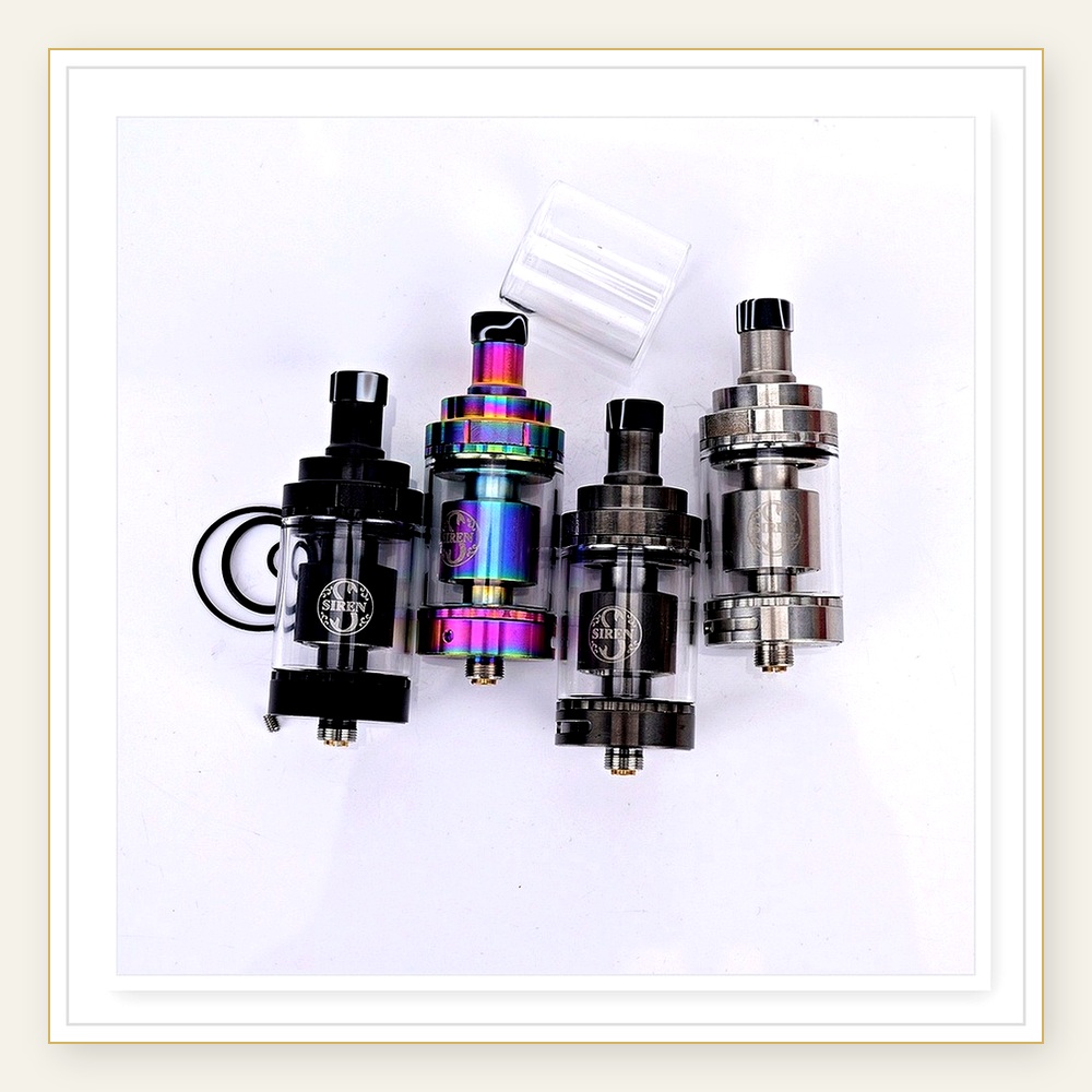 Siren V2 GTA 24mm MTL RTA Atom - Vape Coil Replacement ulasan dan harga