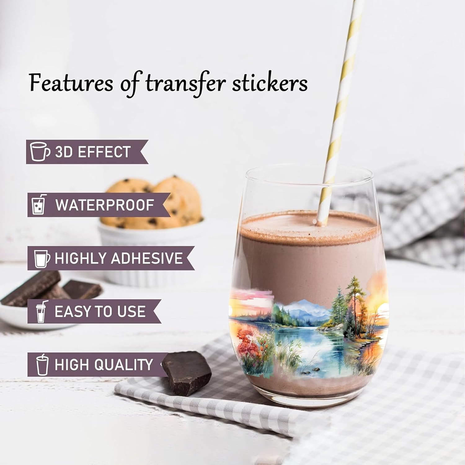 Stiker Transfer UV DTF Mobil K - Rdta Tank Glass ulasan dan harga