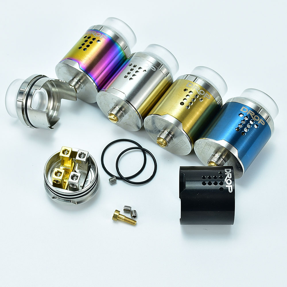 Atomizer Tank RDA 24mm DROP -  - Vape Coil Replacement ulasan dan harga