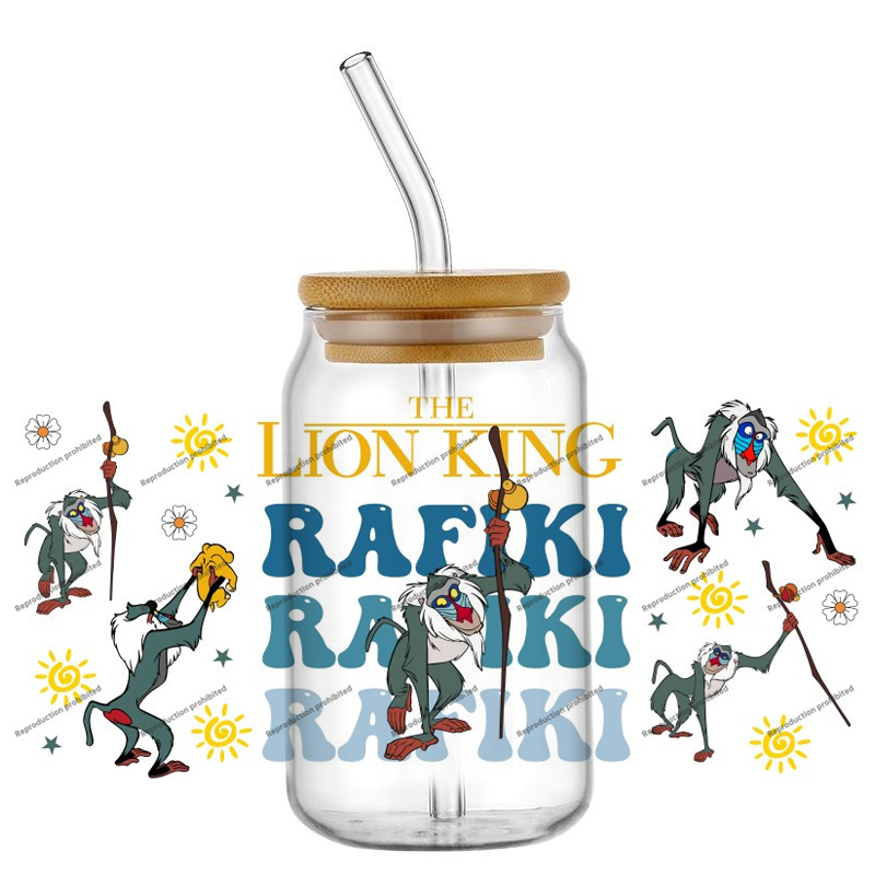 Karakter Kartun Singa KING UV  - Rdta Tank Glass ulasan dan harga