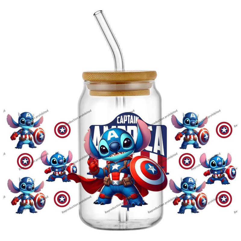 Desain Pahlawan Kartun Stiker  - Rdta Tank Glass ulasan dan harga