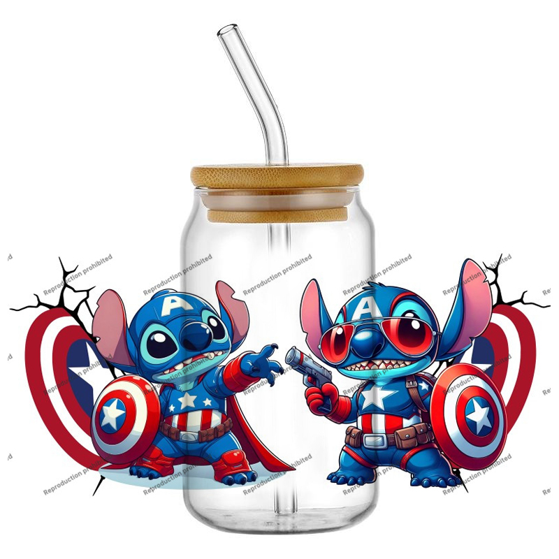 Desain Pahlawan Kartun Stiker  - Rdta Tank Glass ulasan dan harga