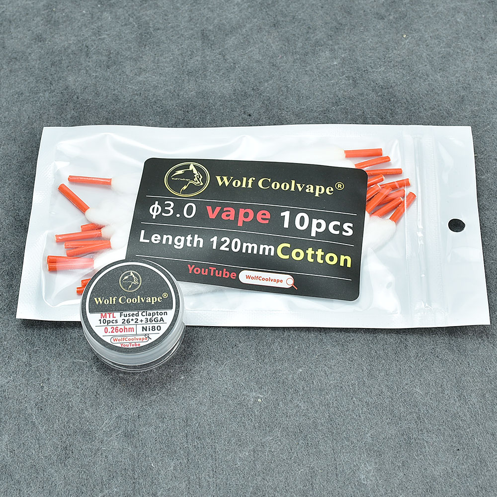 Wolfcoolvape kawat pemanas pra - Vape Coil Replacement ulasan dan harga