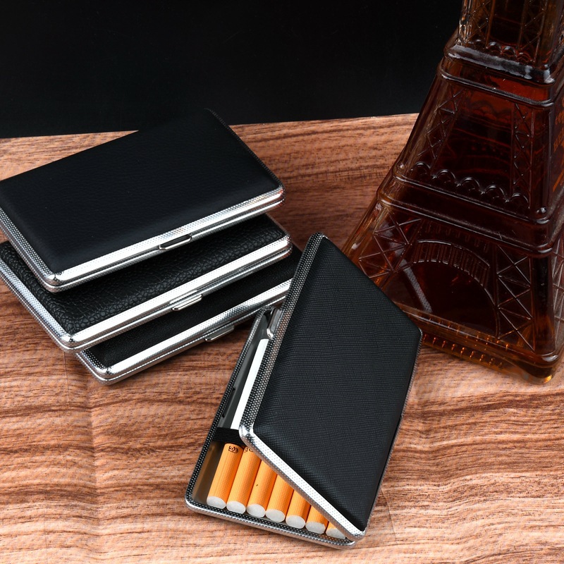 Kotak Rokok Logam Kulit Tipis  - Smoking & Vaping Accessories ulasan dan harga