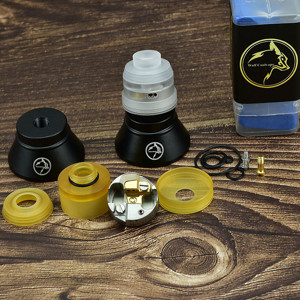 Atomizer RDA Wolfcoolvape Huss - Rda Atomizer Deck ulasan dan harga