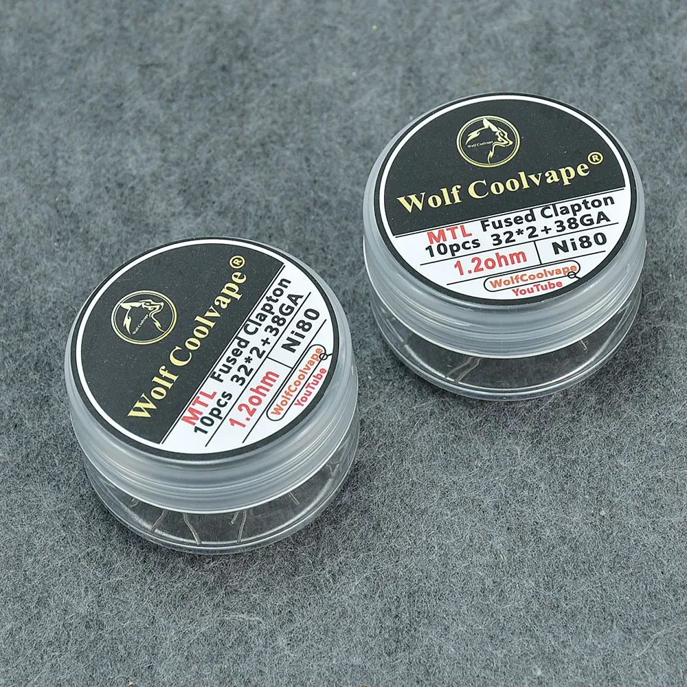 Wolfcoolvape NI80 Kumparan Vap - Vape Coil Replacement ulasan dan harga