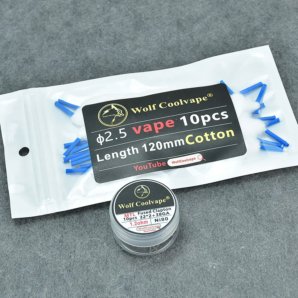 Wolfcoolvape NI80 Kumparan Vap - Vape Coil Replacement ulasan dan harga